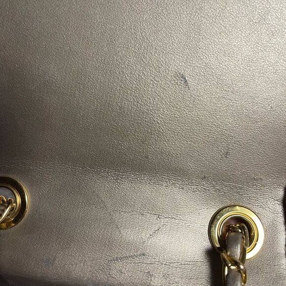 Koschi synthetic Gold Quilted Crossbody Bag - Picture 12 of 13